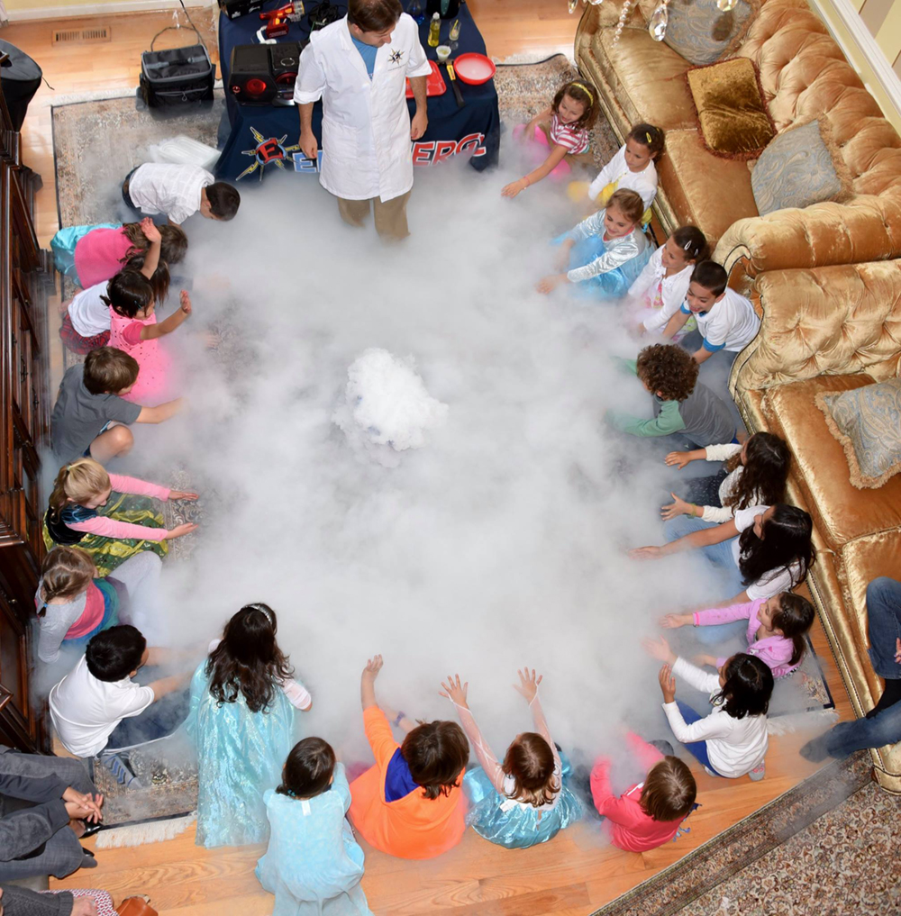 Wacky Science Birthday Party Show for Kids in Baltimore, Harford, Ellicott City, Columbia, Maryland, Washington DC