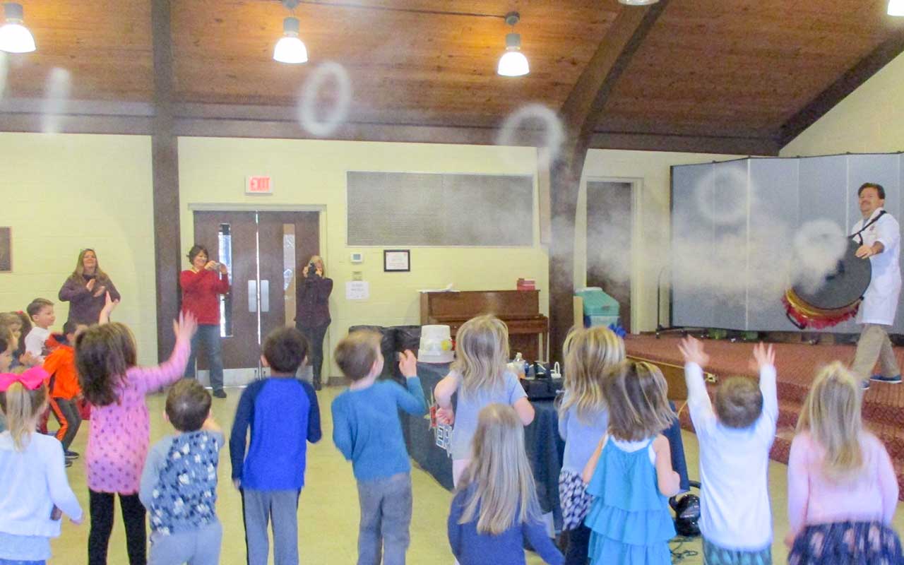 Great Science shows, birthday parties and events for kids in Baltimore, Columbia, Ellicott City, Pikesville, MD.