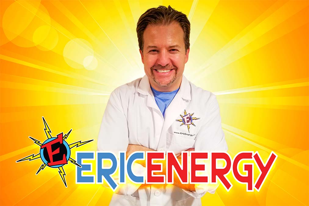 Have you ever popped a soapy bubble and watched it turn into fog? Or witnessed a ball defy gravity and dance in the air? While Eric Energy described the unique properties of dry ice and explained wind force, my son and his friends were simply mesmerized by the “awesome science magic!”